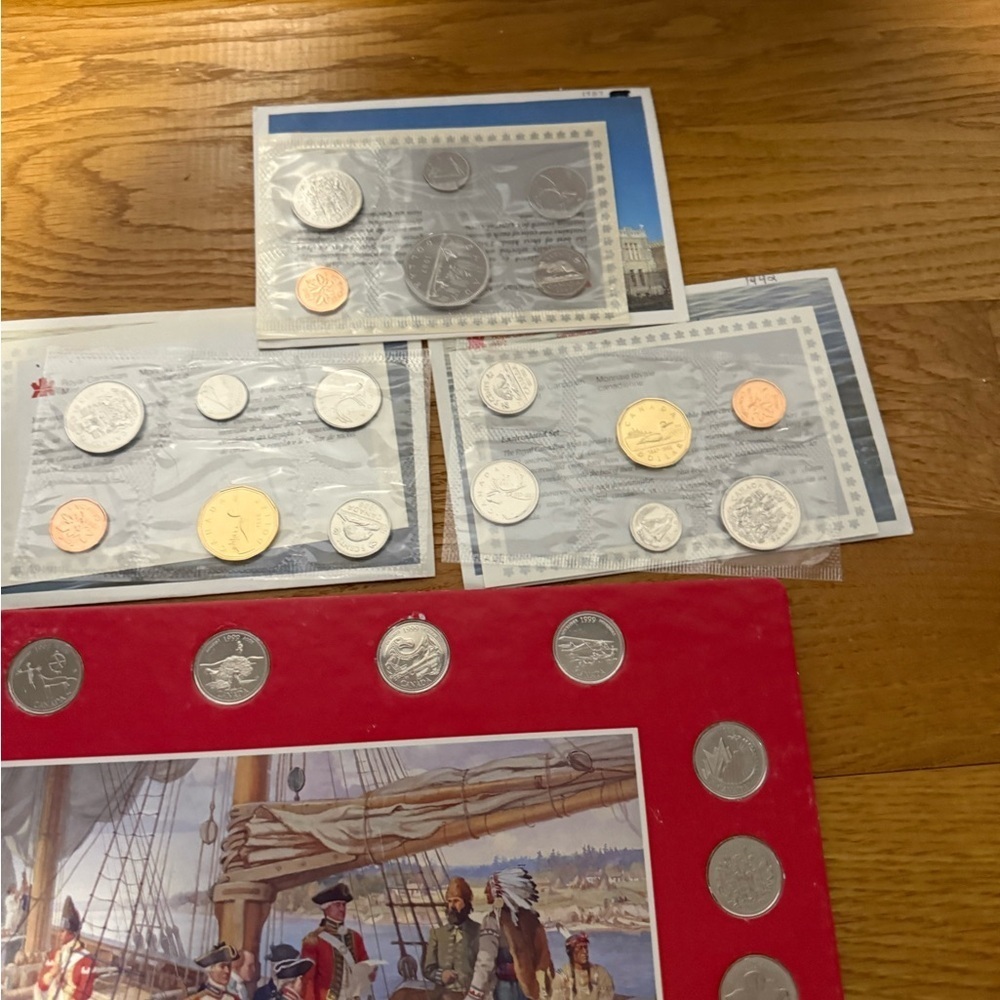 Lot Of Mixed Coins And Sets​​​ - Picture 3 of 12